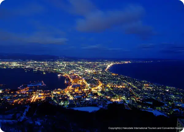 函館山夜景観賞(函館山ロープウェイ利用)